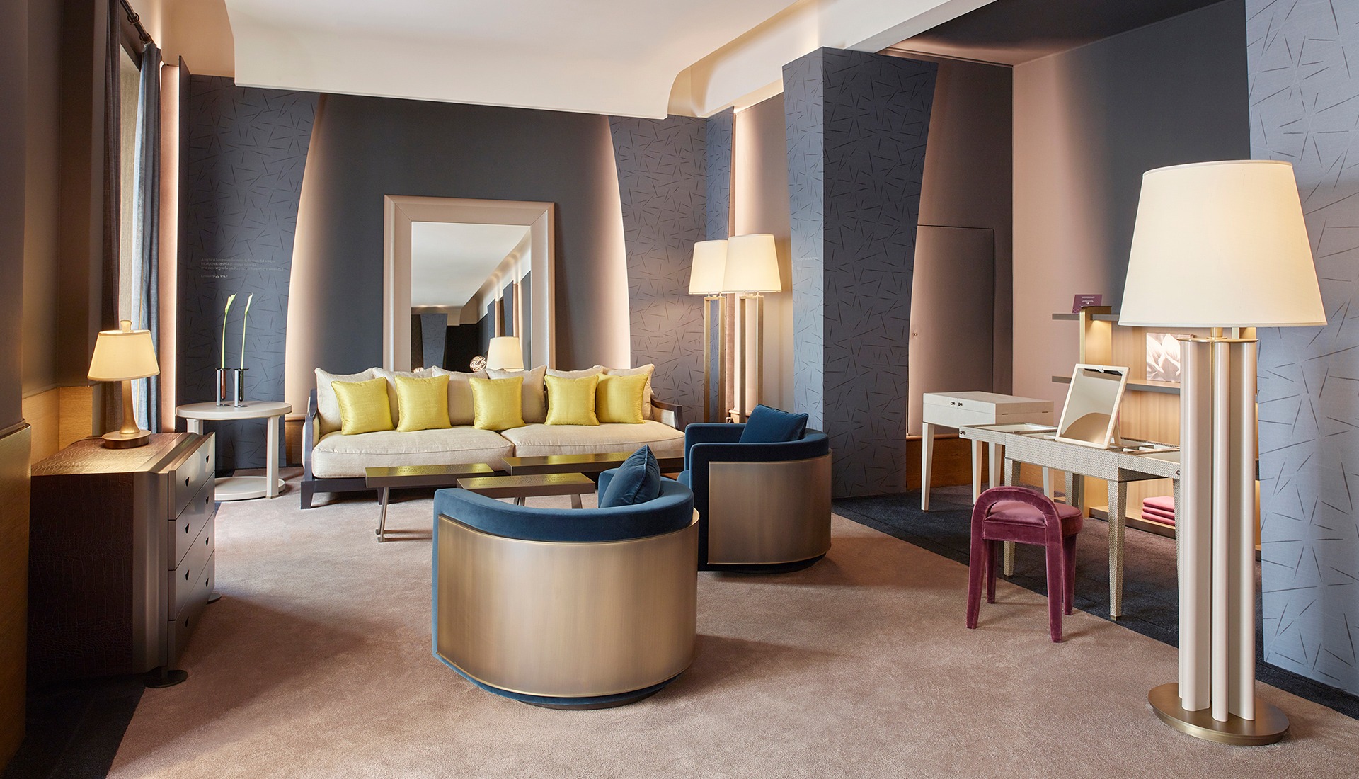 Amaranthine Tales: 2017 Promemoria collection inspired by the amaranth wood and presented during the Milan Design Week | Promemoria