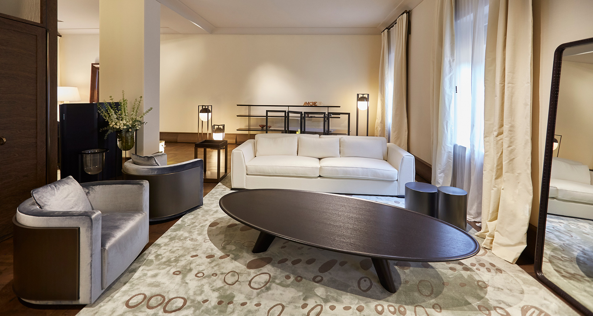 Indigo Tales: 2018 Promemoria collection led by indigo color and presented during the Milan Design Week | Promemoria