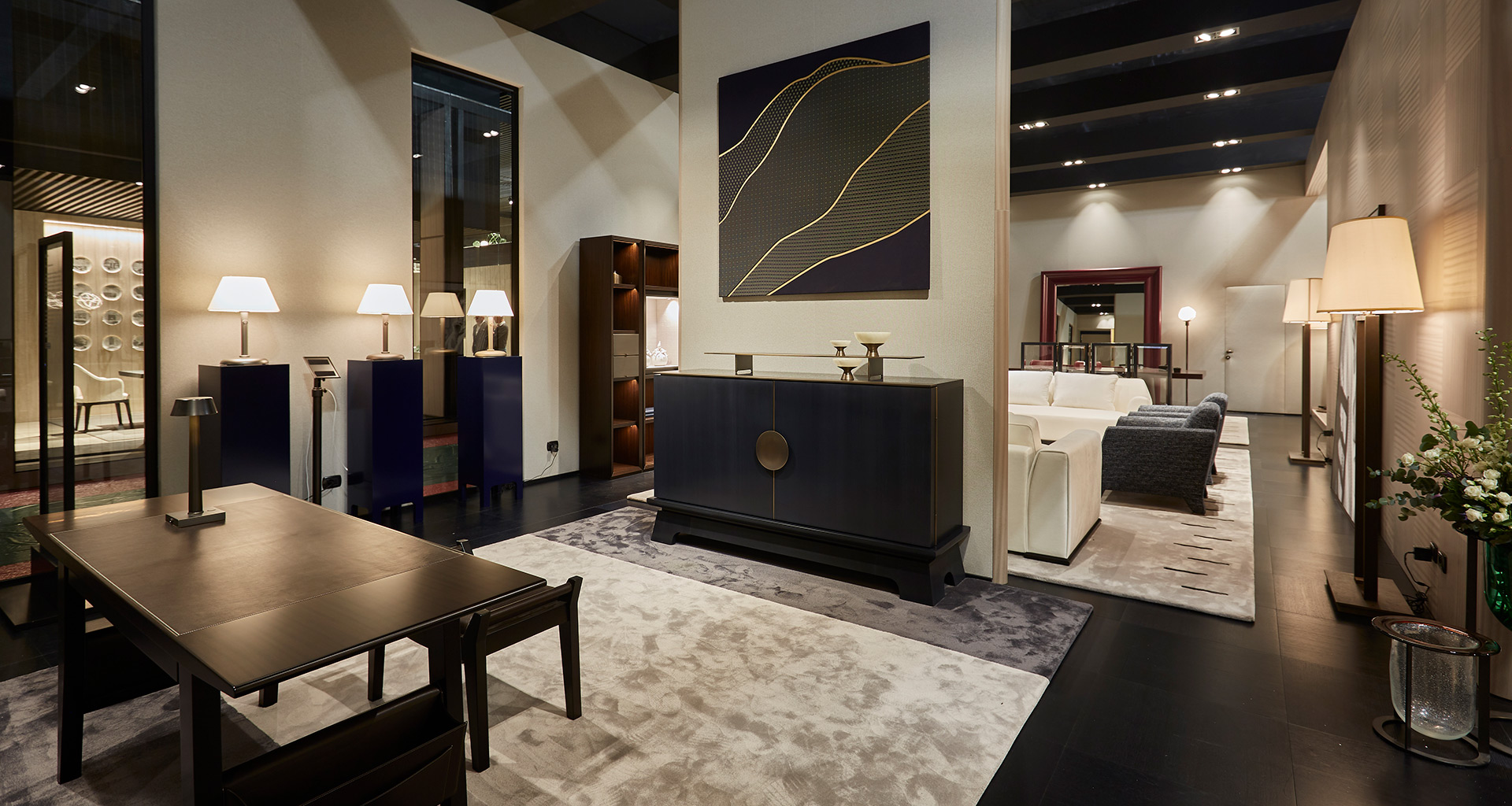 Indigo Tales: 2018 Promemoria collection led by indigo color and presented during the Milan Design Week | Promemoria