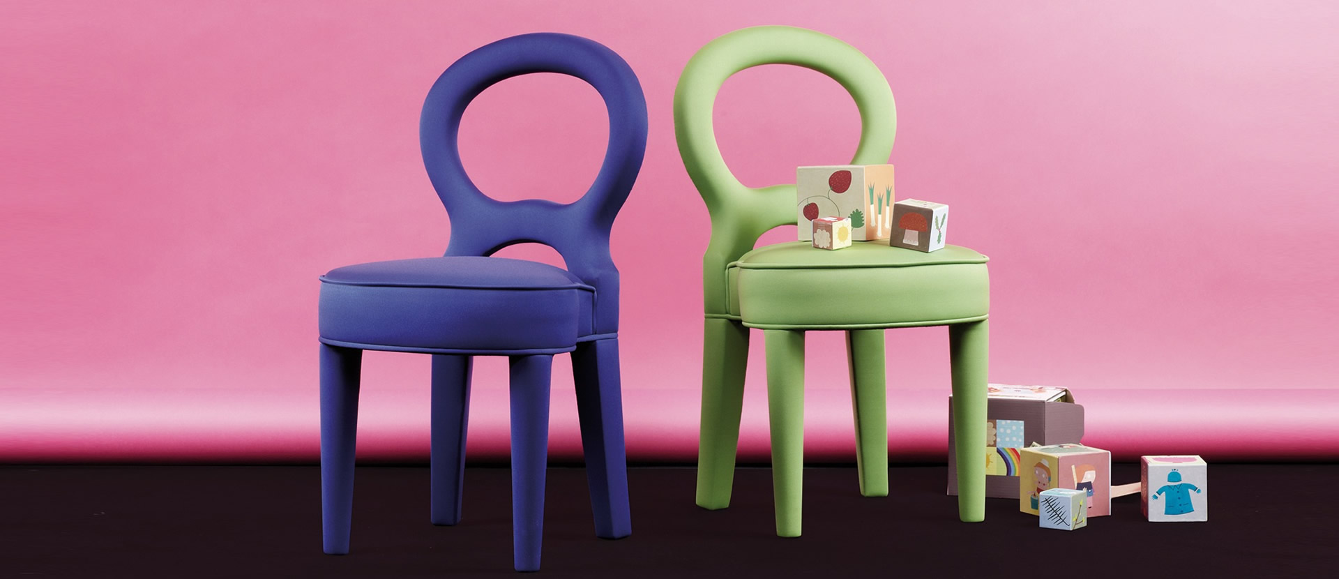 Miniature Bilou Bilou chair, that belongs to the Kids Collection which is a reinterpretation of some of the iconic pieces of Promemoria | Promemoria