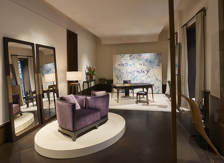 The London Collection, presented in 2016, is the result of the collaboration with David Collins Studio | Promemoria
