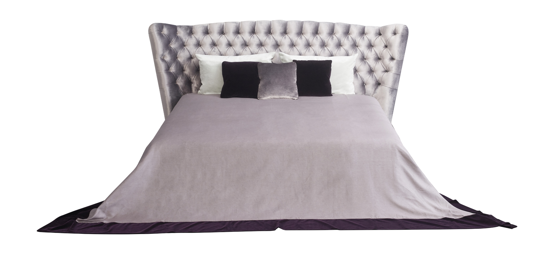 Frou Frou is a bed headboard with a bon ton style from the Promemoria's catalogue | Promemoria