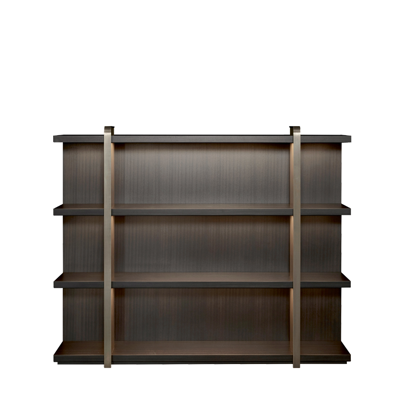 Nisha — деревянный книжный шкаф с опорами из бронзы из коллекции Night Tales компании Promemoria | Promemoria