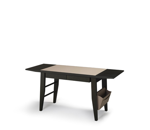 Isaac is a compact writing desk with wooden structure and drawers that belongs to the Amaranthine Tales collection of Promemoria | Promemoria