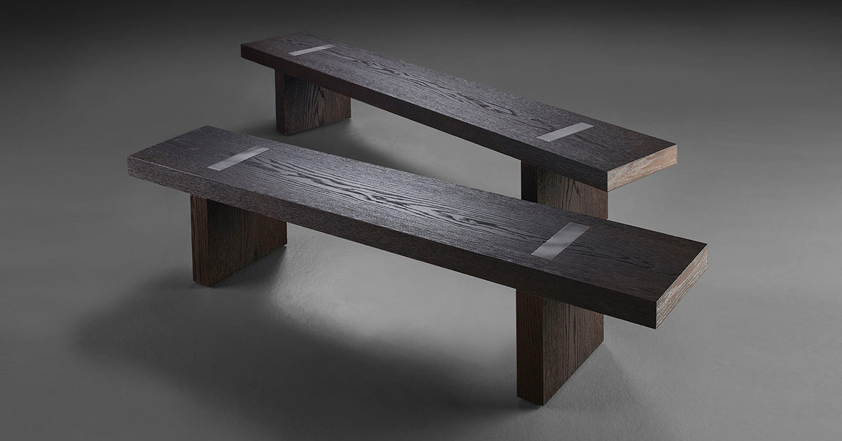 Promemoria Bench Domino长凳,榫合的游戏 | Promemoria