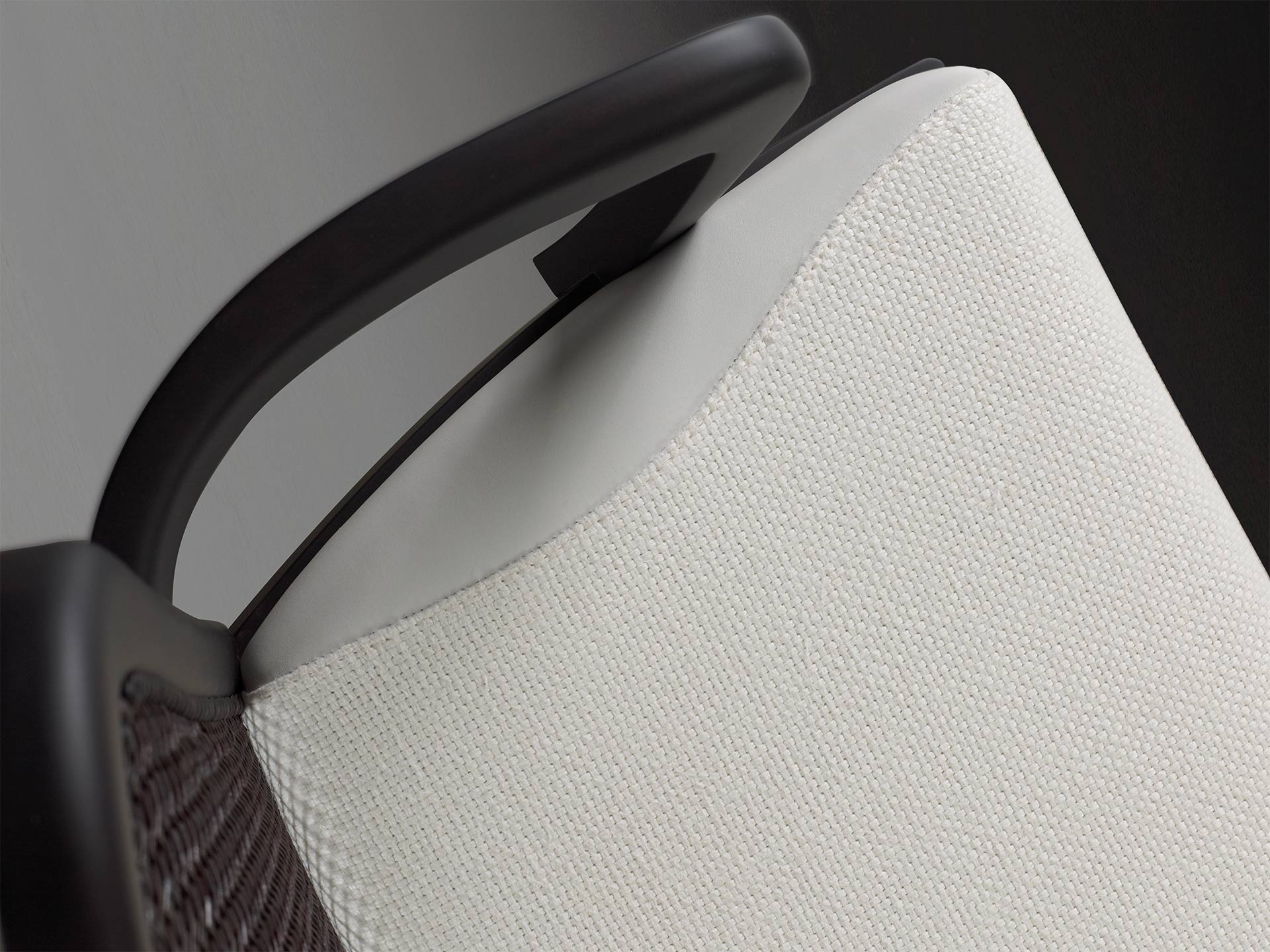 Panama is a wooden chair with leather rope back that can be customized, from Promemoria's catalogue | Promemoria