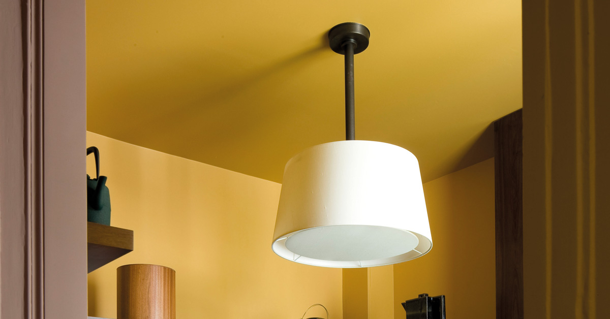 Promemoria | Pia: Hanging Lamp in Ebony and Bronze