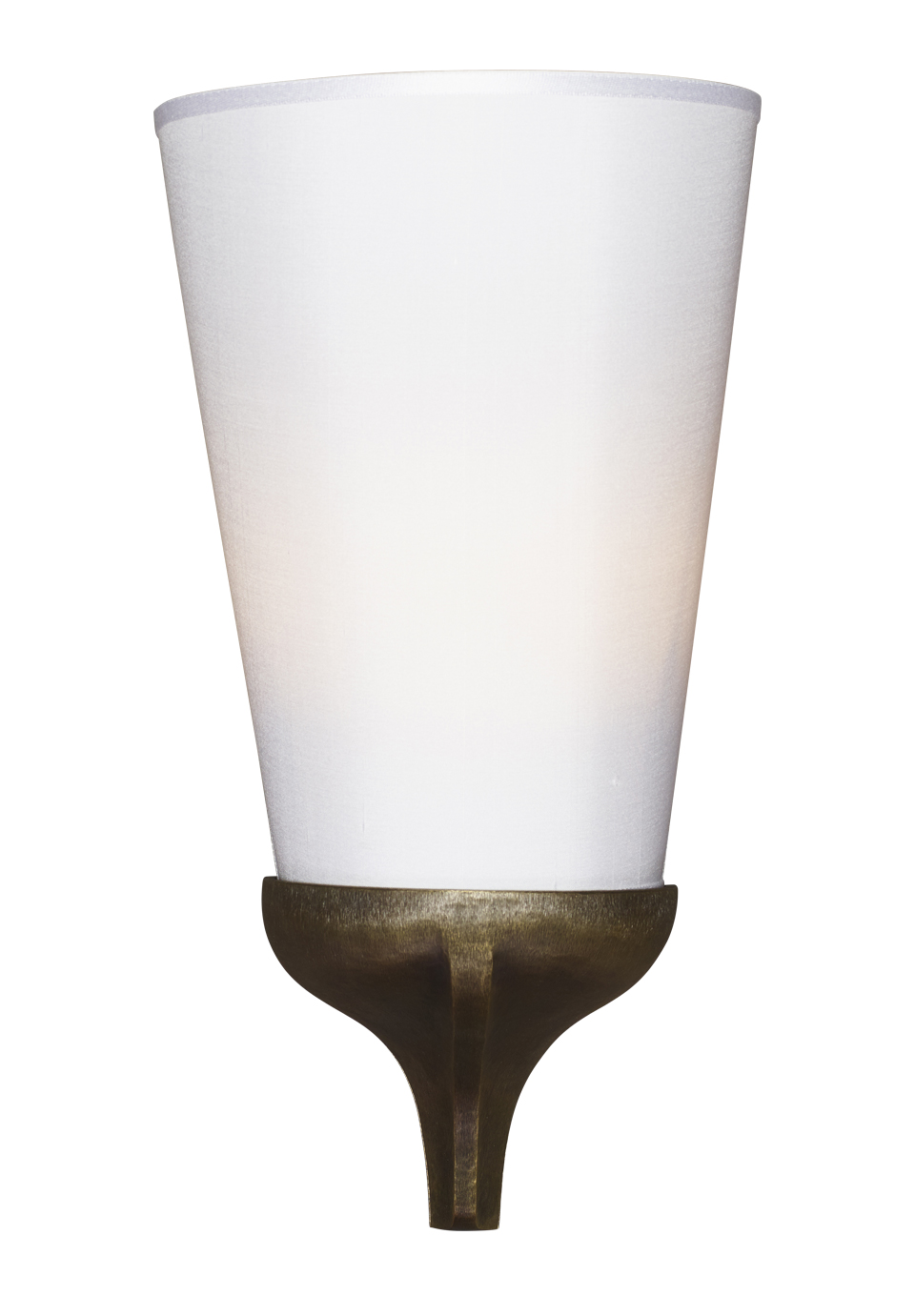 Cleo — настенная лампа из бронзы с льняным, хлопковым или шелковым абажуром из каталога Promemoria | Promemoria