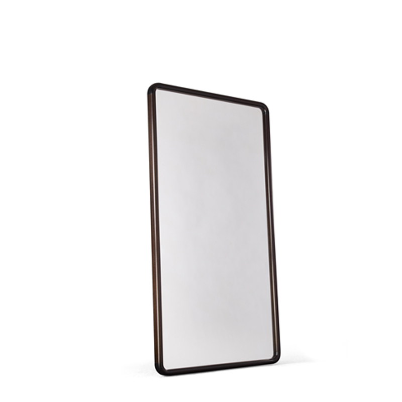 Ey-de-Net is a wall mirror with a wooden frame or completely covered in leather, that belongs to the Night Tales collection of Promemoria | Promemoria