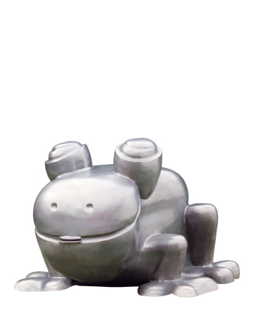 Rana Fontana est une petite fontaine en forme de grenouille, la mascotte de Promemoria. Cet objet figure dans le catalogue Promemoria | Promemoria