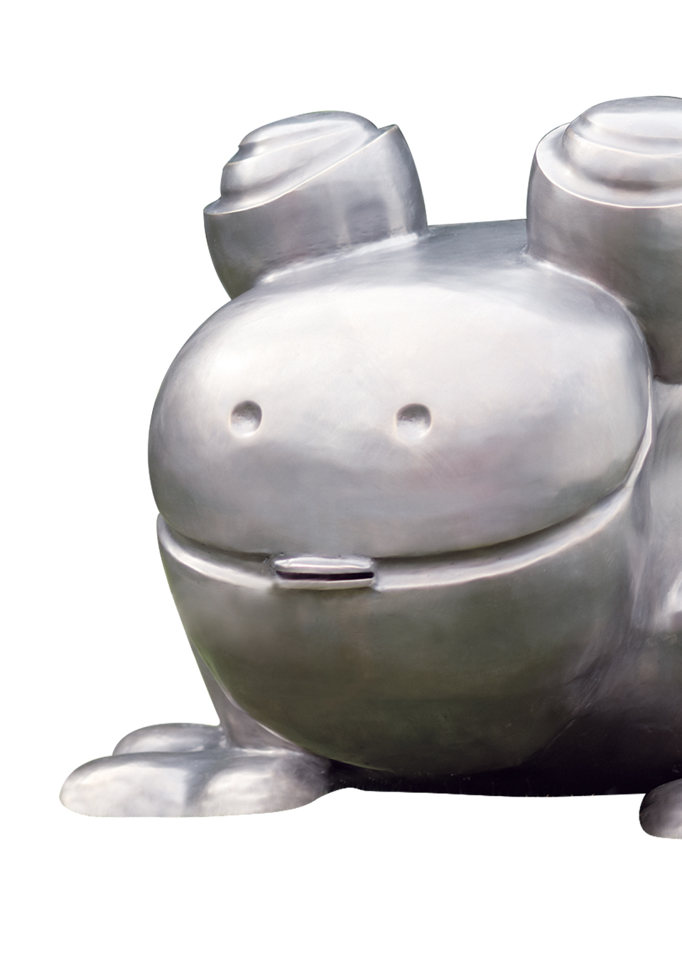 Dimensions de Rana Fontana, petite fontaine en forme de grenouille, la mascotte de Promemoria. Cet objet figure dans le catalogue Promemoria | Promemoria