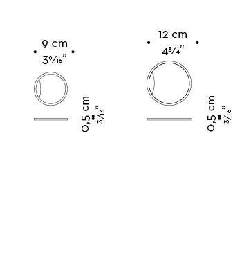 Dimensioni di Saturno, un set da tavola in juta gommata e pelle, che lo rendono idrorepellente e resistente, del catalogo di Promemoria | Promemoria