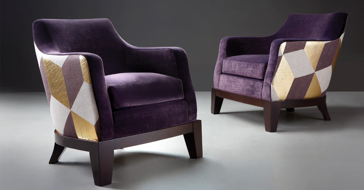 Promemoria Aziza Upholstered Beechwood Armchair