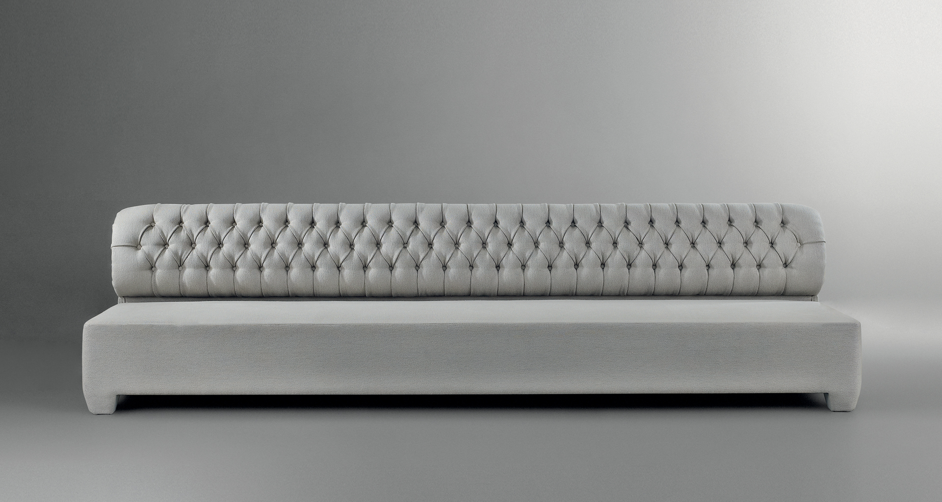 Adriano is a modular sofa that can be arranged in several different forms and covered in many different ways, from Promemoria's catalogue | Promemoria
