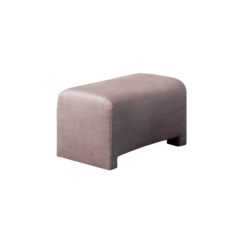 Ginevra is a pouf covered in fabric or leather, from Promemoria's catalogue | Promemoria