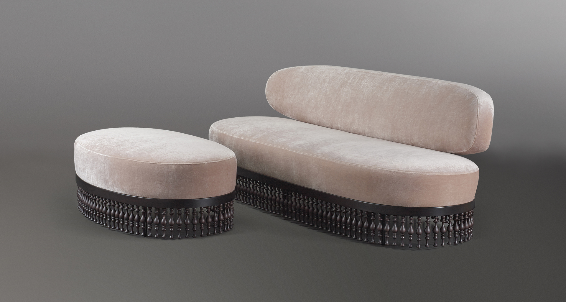 Promemoria Istanbul Fabric Pouf