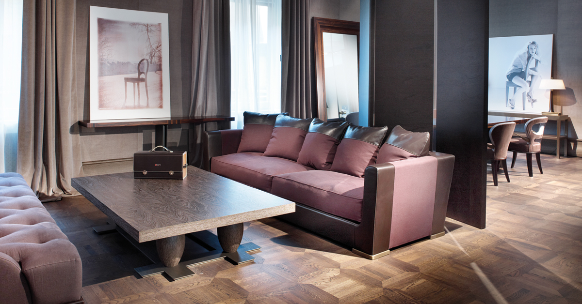 promemoria dolce vita canape avec pieds en bronze