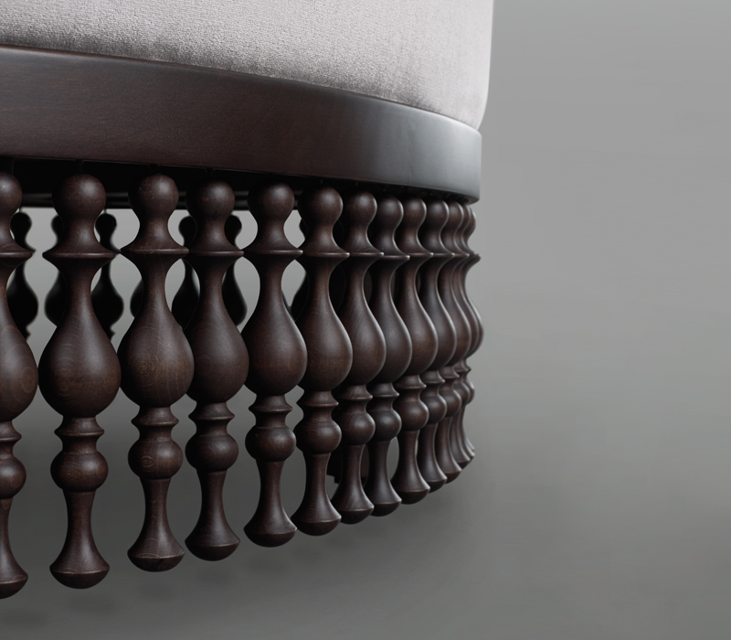 Promemoria Istanbul Fabric And Leather Sofa