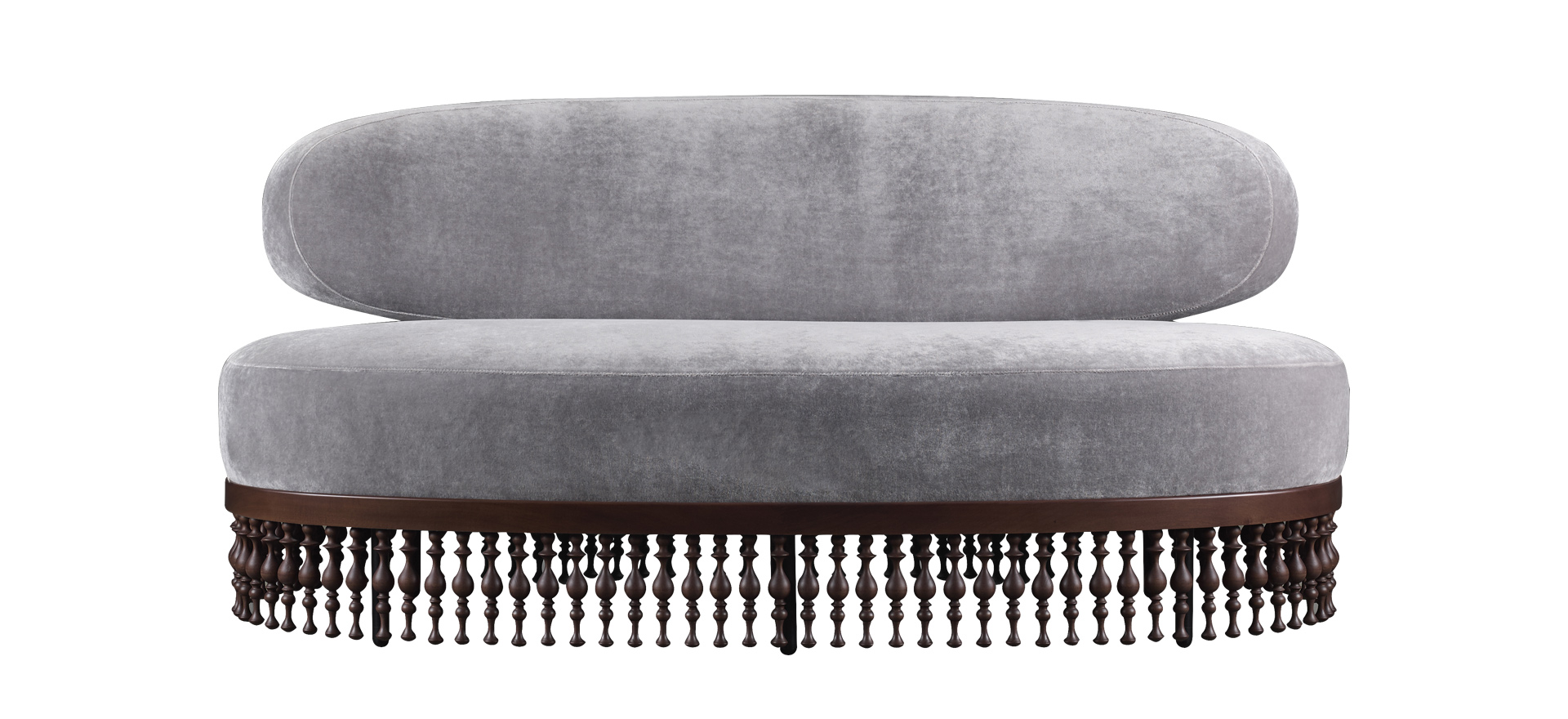 Promemoria Istanbul Fabric And Leather Sofa