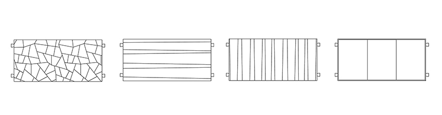 Dimensions of Saint Moritz, a coffee table with wooden top and bronze base, from Promemoria's catalogue | Promemoria