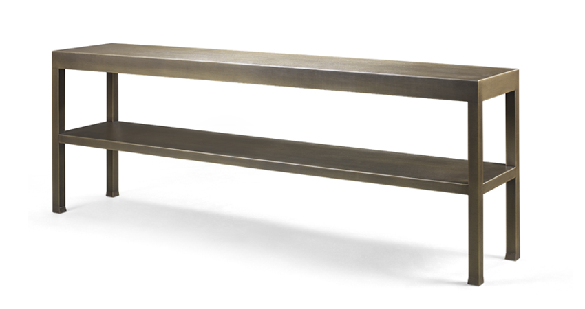 Gong è una consolle in bronzo del catalogo di Promemoria | Promemoria