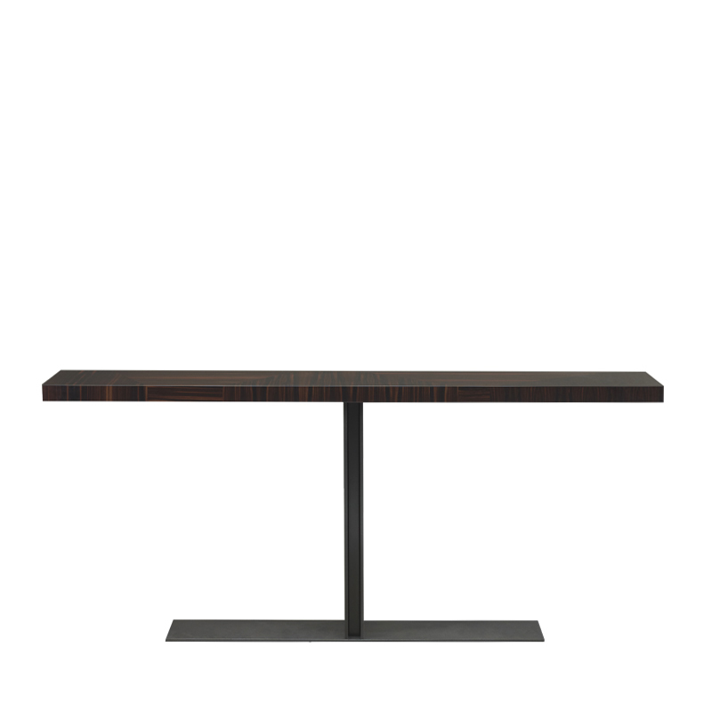 Manfred is a bronze console with inlaid wooden top, from Promemoria's Fairy Tales collection | Promemoria