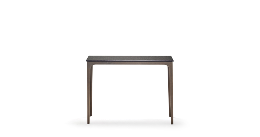 Pembridge is a metal console with marble top, from Promemoria's The London Collection | Promemoria