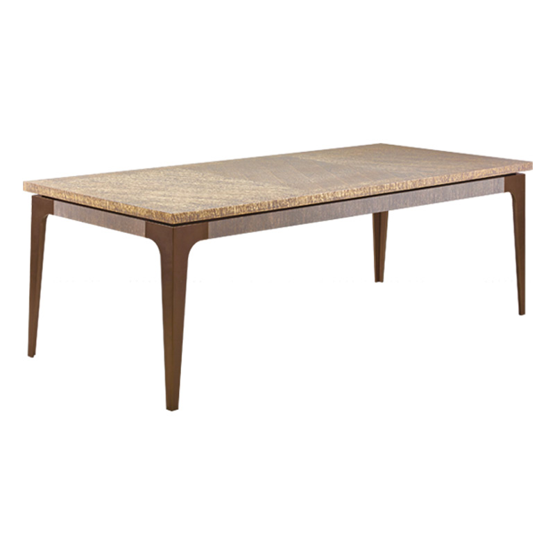 Cadogan is a bronze dining table with available in different finishes, from Promemoria's The London Collection | Promemoria