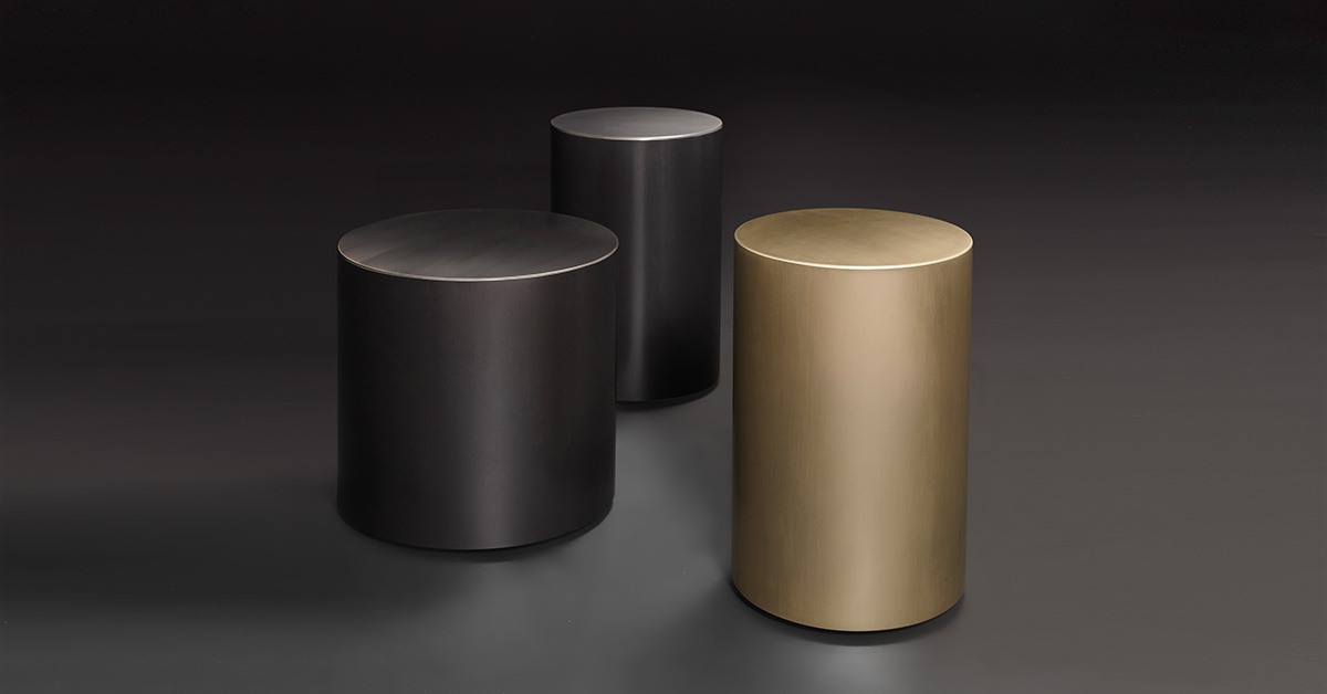 Promemoria Edo Dark Smooth And Gold Smooth Bronze Small