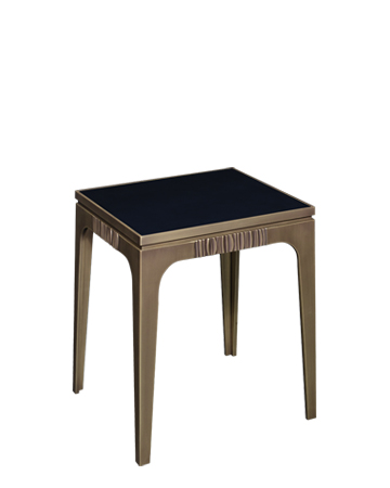 Lowndes is a bronze small table with bronze details, from Promemoria's The Londong Collection | Promemoria