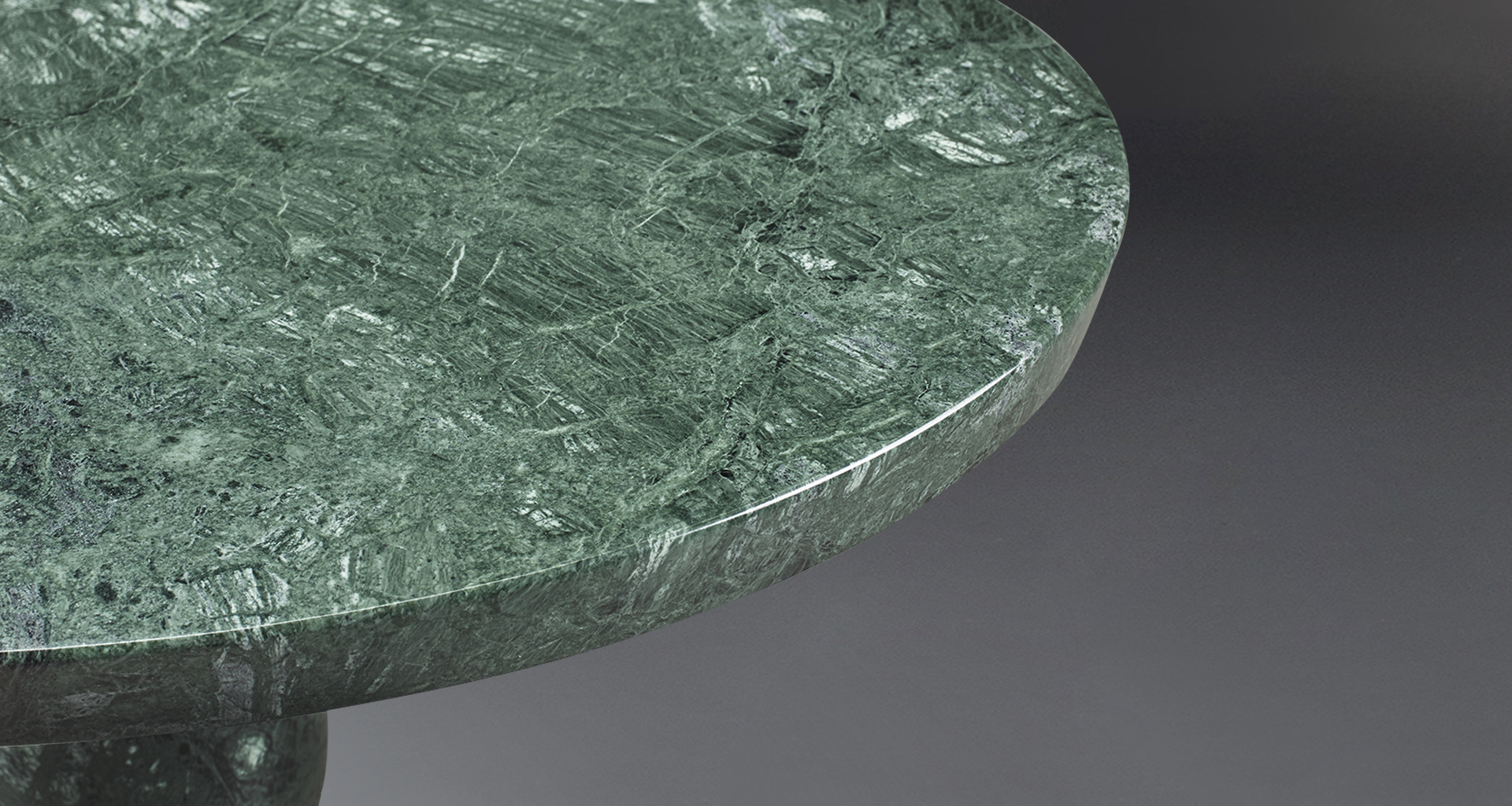 Mediterranée is a small table available in marble, from Promemoria's Capsule Collection by Olivier Gagnère | Promemoria