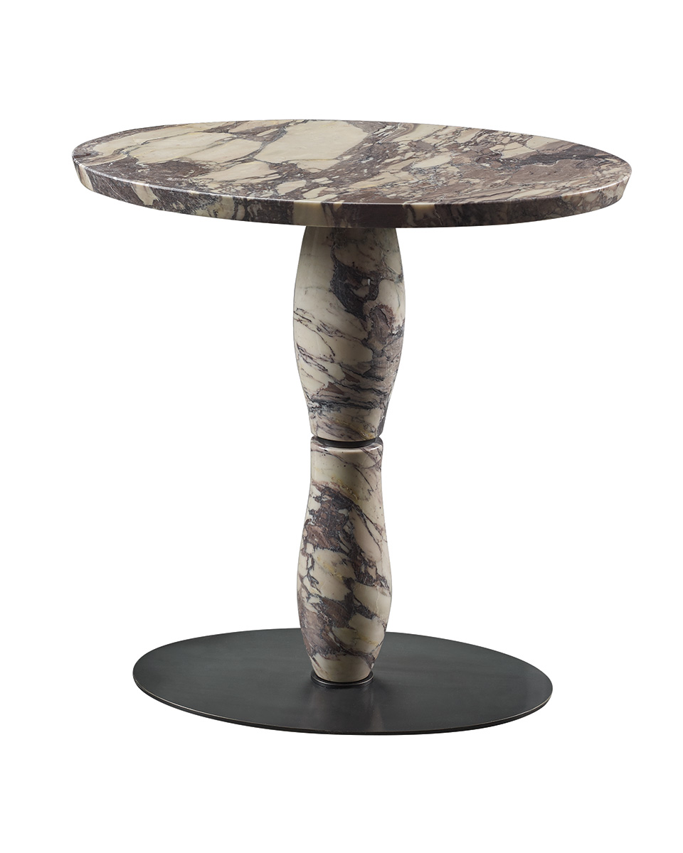 Mediterranée — столик из мрамора или бронзы и дерева из коллекции Capsule Collection, созданной Promemoria совместно с Оливье Ганьером&nbsp;| Promemoria