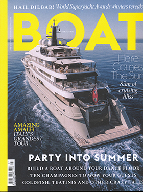 Promemoria's small table Françoise featured on Boat International 2017 | Promemoria
