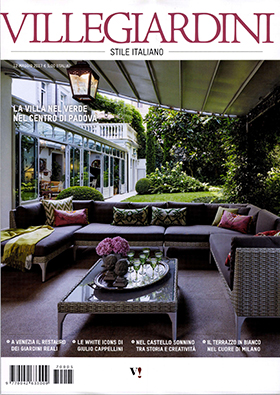 Promemoria's floor lamp Mirtilla featured on Villegiardini 2017 | Promemoria