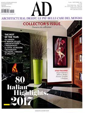 Promemoria featured on AD 2017 | Promemoria