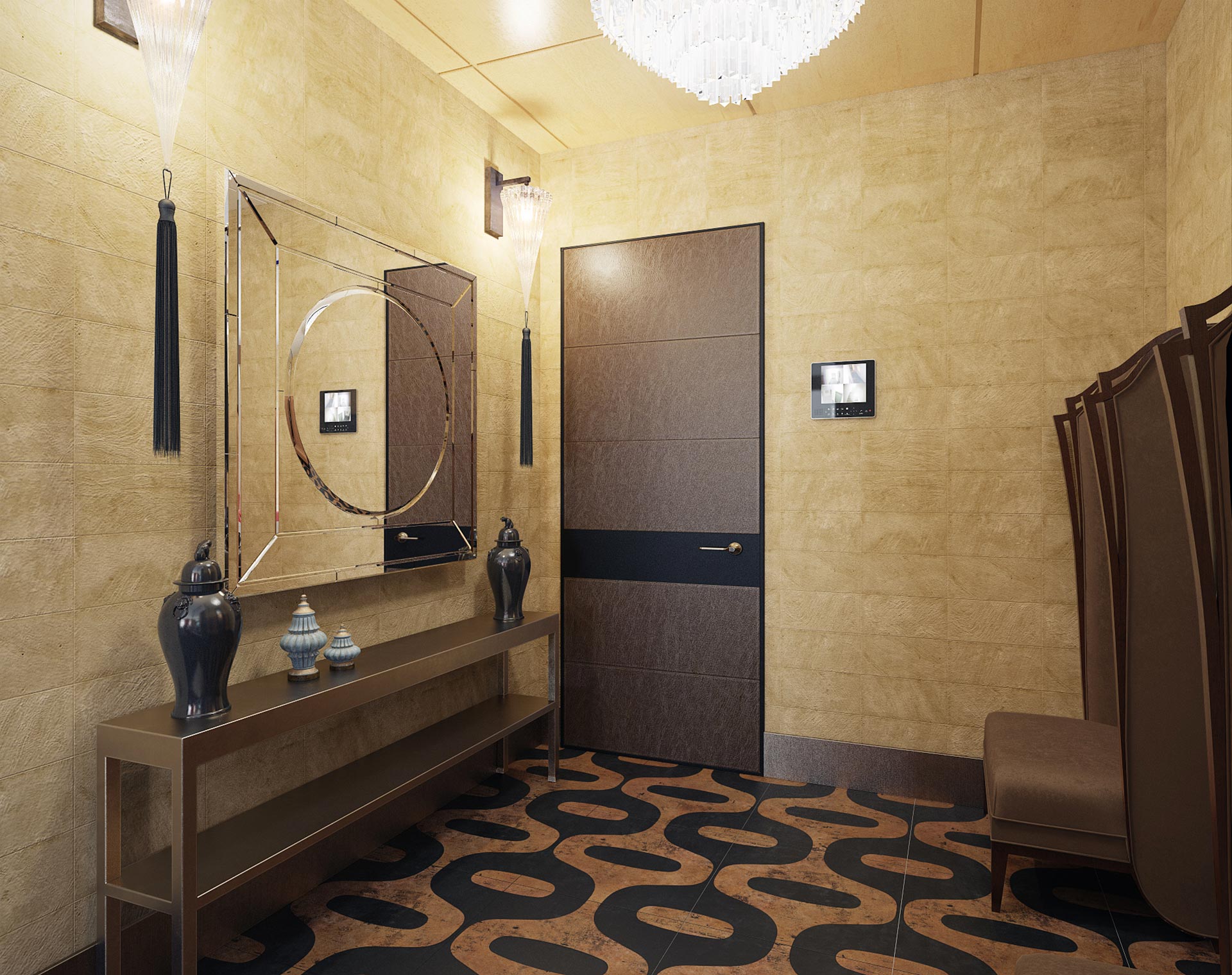 Hall in a private residence in Moscow furnished with Promemoria | Promemoria