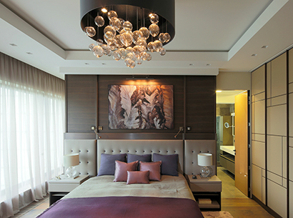 Bedroom in a private residence in Moscow furnished with Promemoria | Promemoria