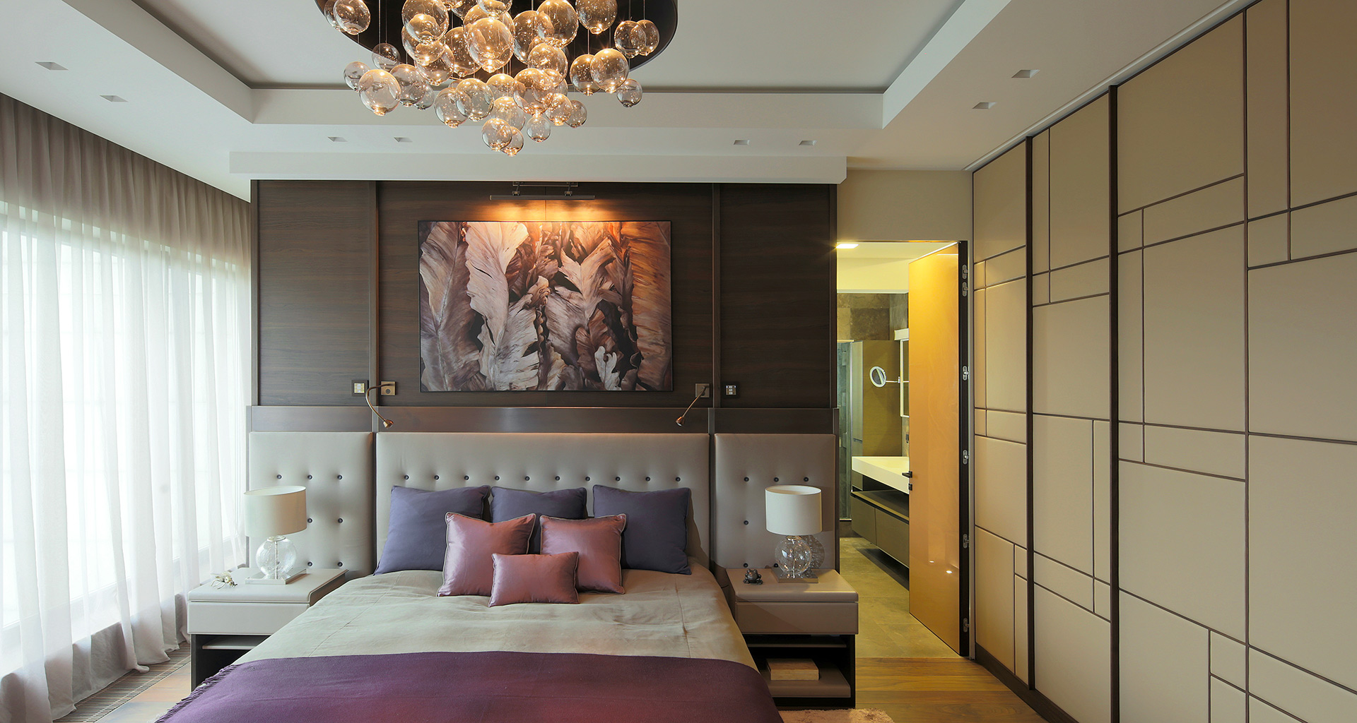 Bedroom in a private residence in Moscow furnished with Promemoria | Promemoria