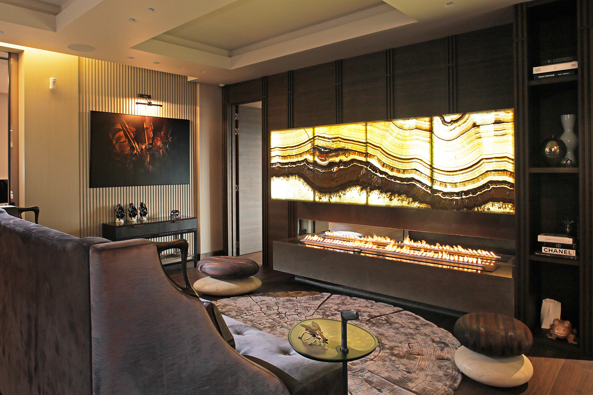 Bedroom in a private residence in Moscow furnished with Promemoria | Promemoria