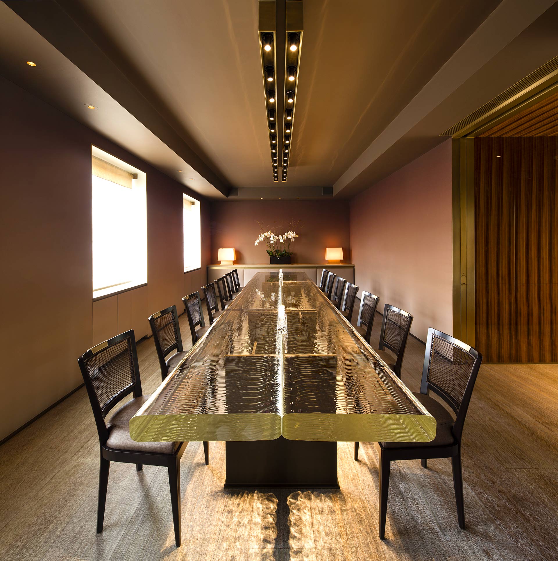 Dining room in a private residence in London furnished with Promemoria | Promemoria