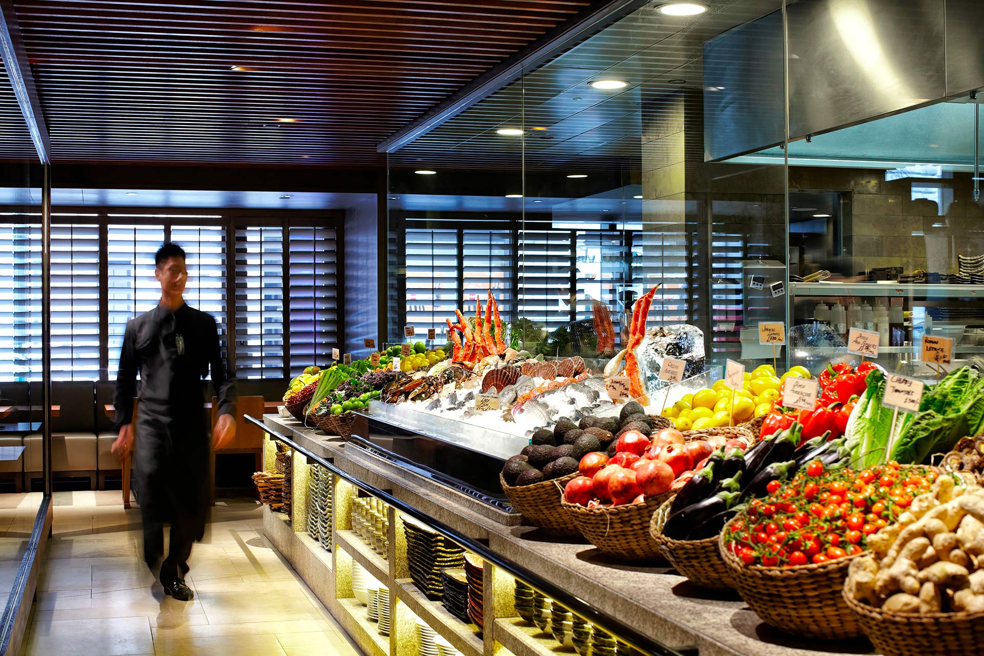 Kitchen of the Novikov restaurant in London furnished with Promemoria | Promemoria