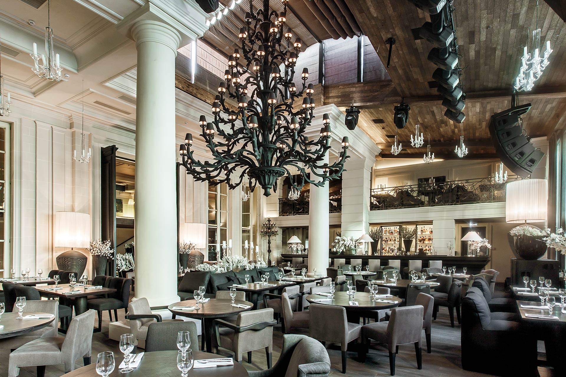 Dining room of the Siberia restaurant in Moscow furnished with Promemoria | Promemoria