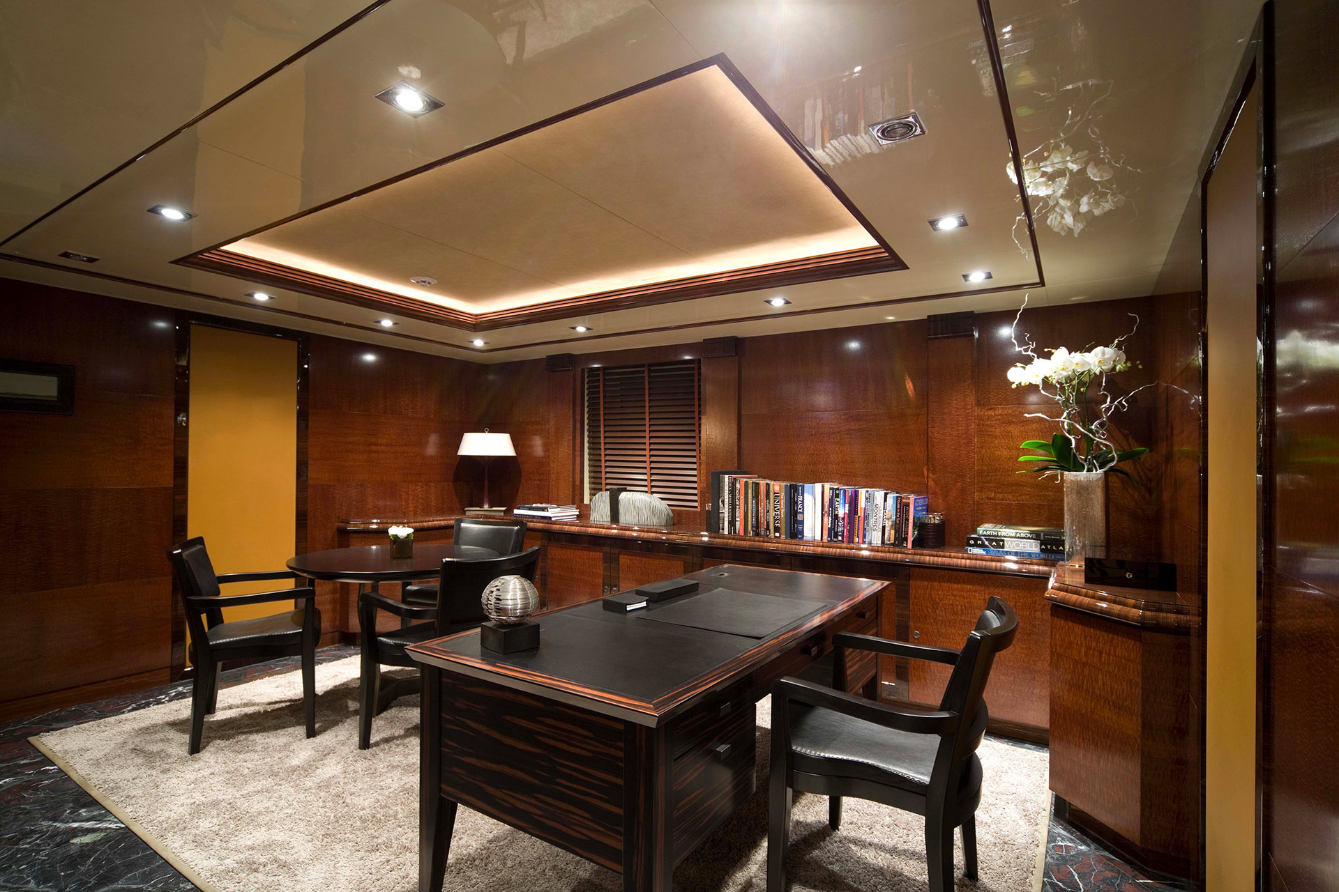 Studio in the AZTECA Yacht furnished with Promemoria | Promemoria