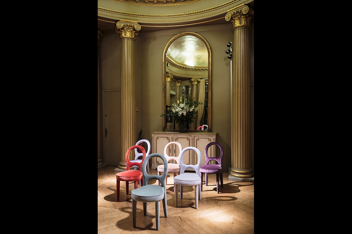 Bilou Bilou: Promemoria presents the iconic chair Bilou Bilou, reinterpreted by eight French architeture firms and designers in the Paris showroom | Promemoria