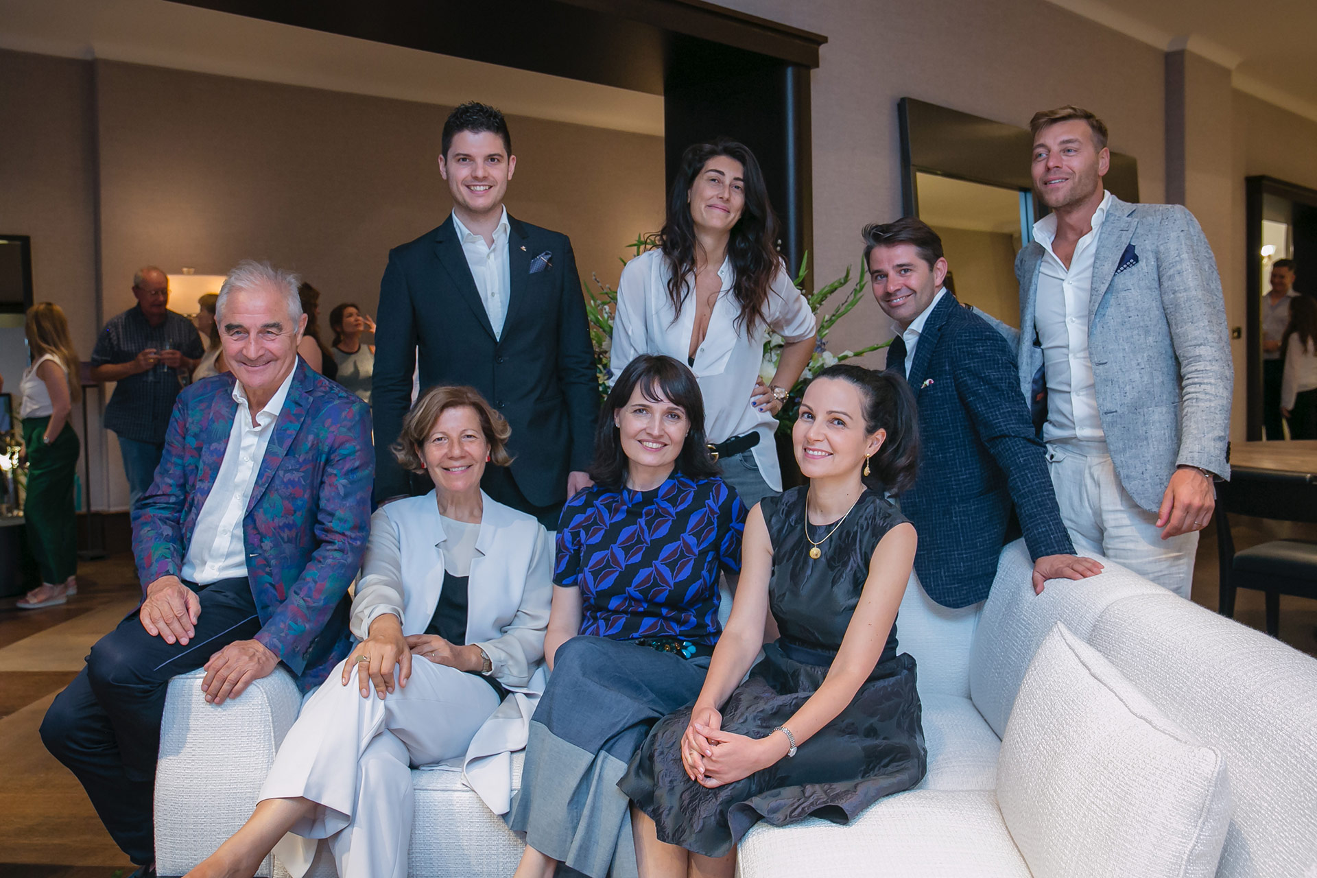 Presentation of the 2018 Promemoria collection, Indigo Tales, in the London showrrom | Promemoria