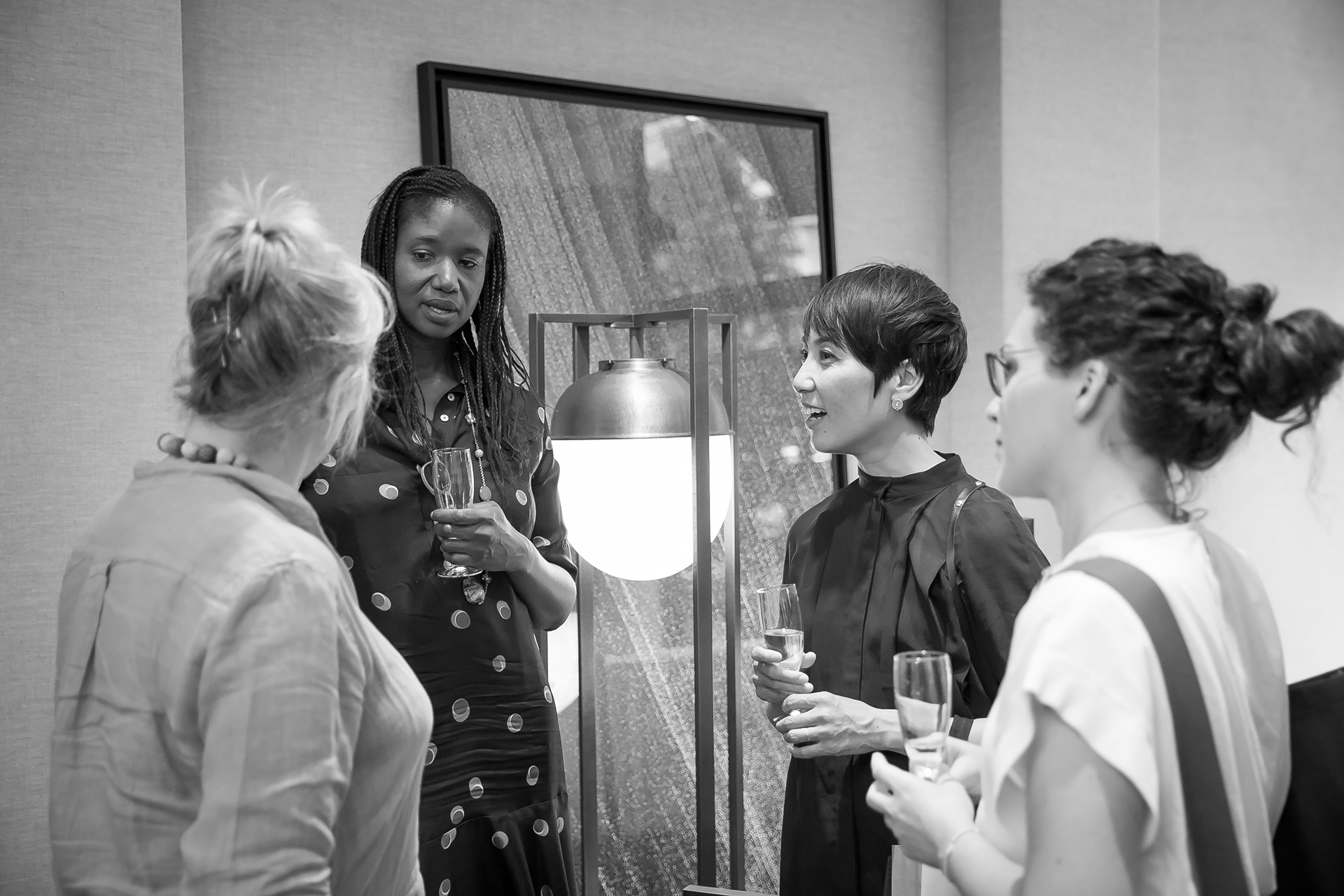 Presentation of the 2018 Promemoria collection, Indigo Tales, in the London showrrom | Promemoria