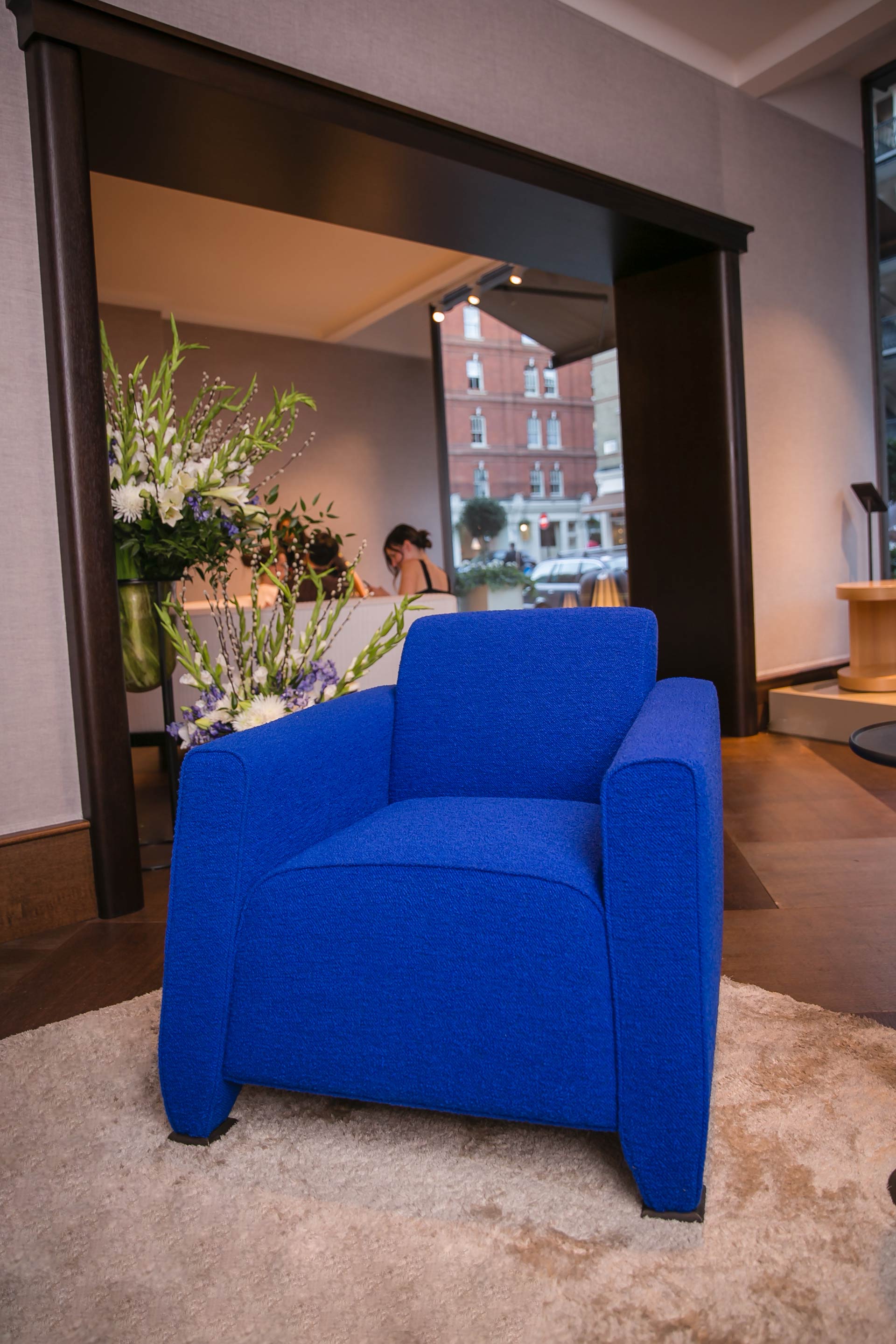 Presentation of the 2018 Promemoria collection, Indigo Tales, in the London showrrom | Promemoria